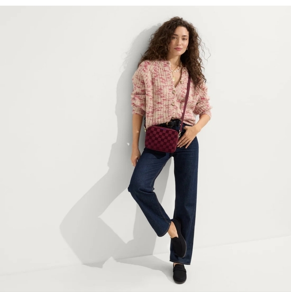 Rothys Camera Bag Purse. Red- Burgandy - Picture 8 of 10